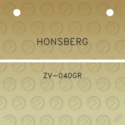 honsberg-zv-040gr