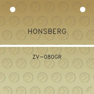 honsberg-zv-080gr