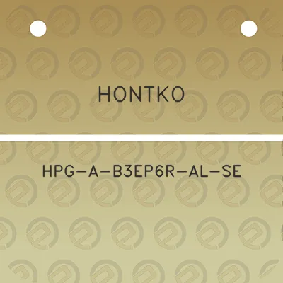 hontko-hpg-a-b3ep6r-al-se