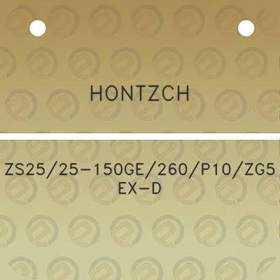 hontzch-zs2525-150ge260p10zg5-ex-d