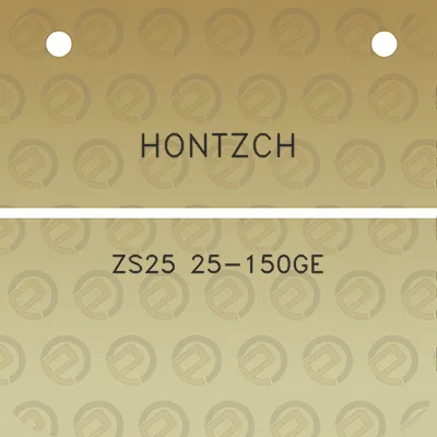 hontzch-zs25-25-150ge