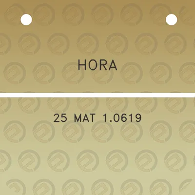 hora-25-mat-10619