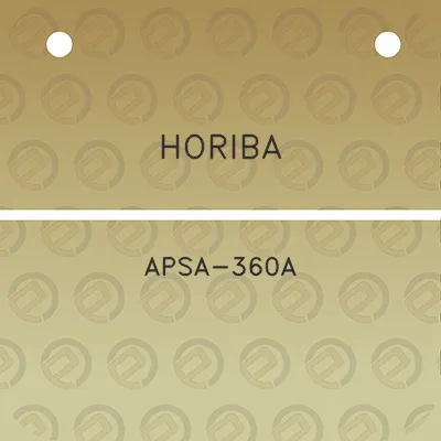 horiba-apsa-360a