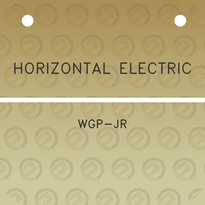 horizontal-electric-wgp-jr