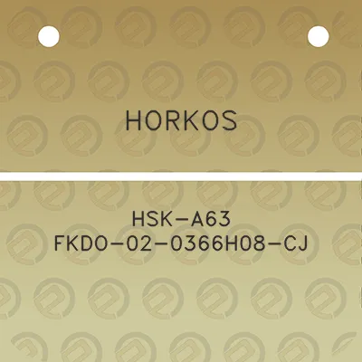 horkos-hsk-a63-fkdo-02-0366h08-cj