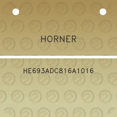 horner-he693adc816a1016