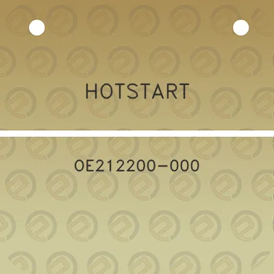 hotstart-oe212200-000