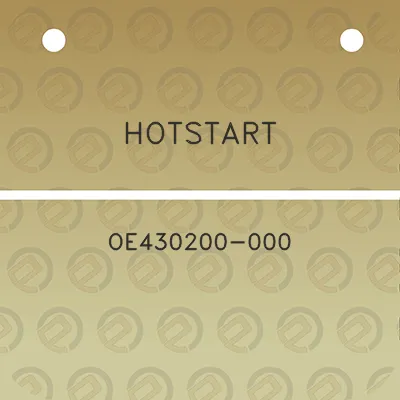 hotstart-oe430200-000