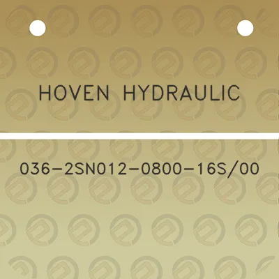 hoven-hydraulic-036-2sn012-0800-16s00