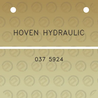 hoven-hydraulic-037-5924