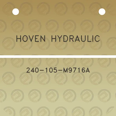 hoven-hydraulic-240-105-m9716a