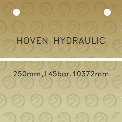 hoven-hydraulic-250mm145bar10372mm