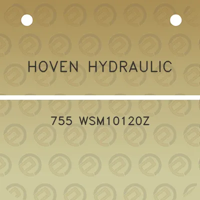 hoven-hydraulic-755-wsm10120z