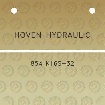 hoven-hydraulic-854-k16s-32