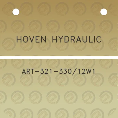 hoven-hydraulic-art-321-33012w1