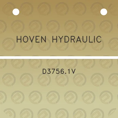 hoven-hydraulic-d37561v