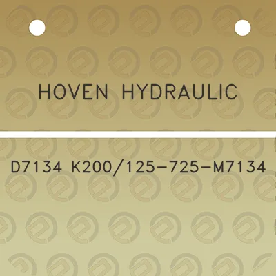 hoven-hydraulic-d7134-k200125-725-m7134