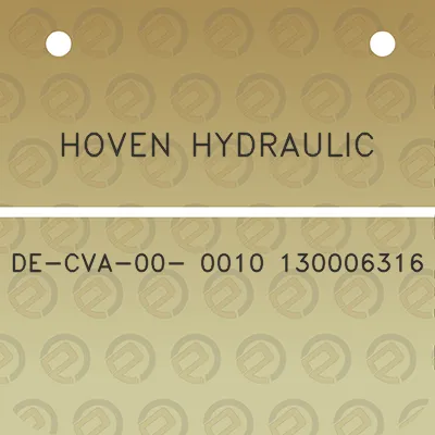 hoven-hydraulic-de-cva-00-0010-130006316