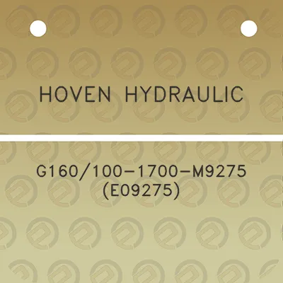 hoven-hydraulic-g160100-1700-m9275-e09275