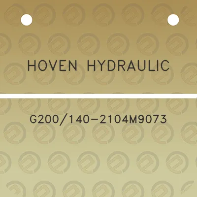 hoven-hydraulic-g200140-2104m9073