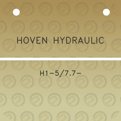 hoven-hydraulic-h1-577