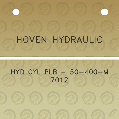 hoven-hydraulic-hyd-cyl-plb-50-400-m-7012