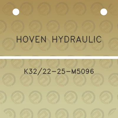 hoven-hydraulic-k3222-25-m5096