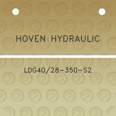 hoven-hydraulic-ldg4028-350-s2