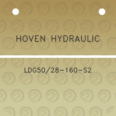 hoven-hydraulic-ldg5028-160-s2