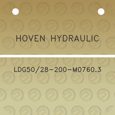 hoven-hydraulic-ldg5028-200-m07603