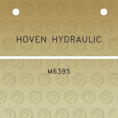 hoven-hydraulic-m6395