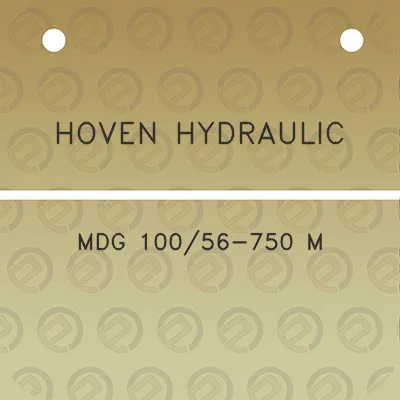 hoven-hydraulic-mdg-10056-750-m