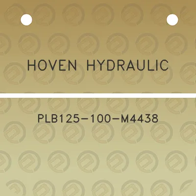 hoven-hydraulic-plb125-100-m4438