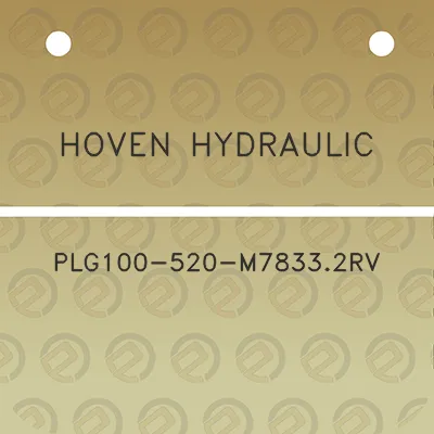 hoven-hydraulic-plg100-520-m78332rv