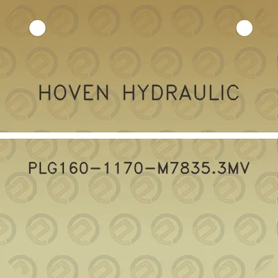 hoven-hydraulic-plg160-1170-m78353mv