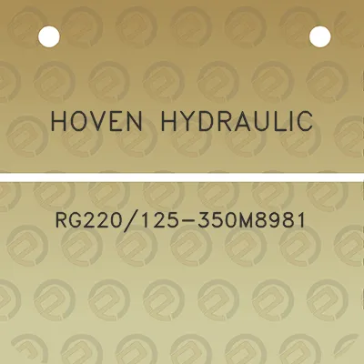 hoven-hydraulic-rg220125-350m8981