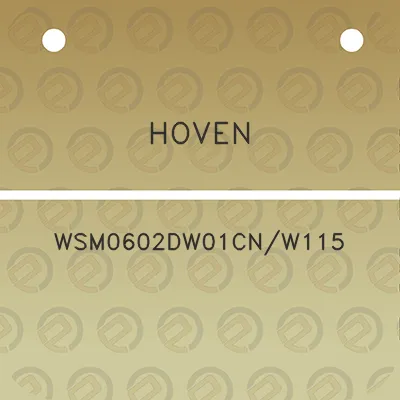 hoven-wsm0602dw01cnw115