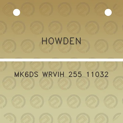 howden-mk6ds-wrvih-255-11032