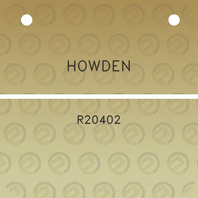 howden-r20402