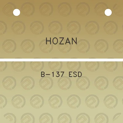 hozan-b-137-esd