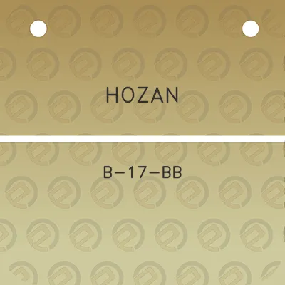 hozan-b-17-bb