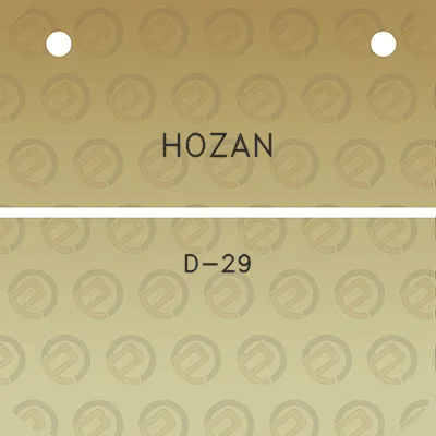 hozan-d-29