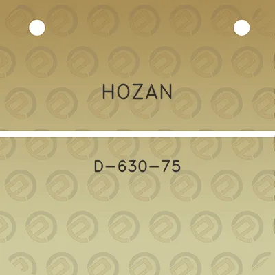 hozan-d-630-75