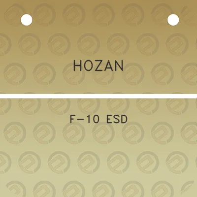 hozan-f-10-esd