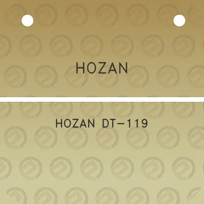 hozan-hozan-dt-119