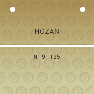 hozan-n-9-125