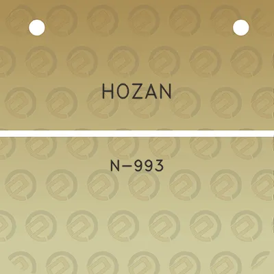 hozan-n-993