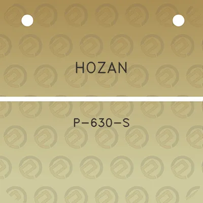 hozan-p-630-s