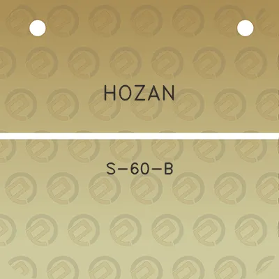 hozan-s-60-b