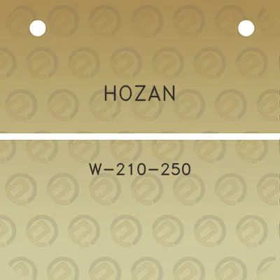 hozan-w-210-250